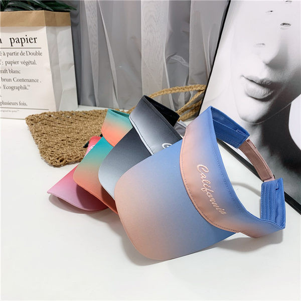 Palarie cu vizor de dama in culori irizate