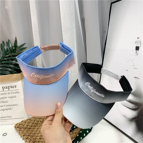 Palarie cu vizor de dama in culori irizate