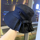 Palarie de dama model nou cu panglica si boru