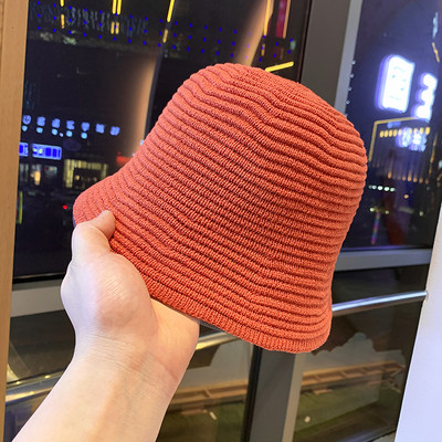 Model nou palarie de paie dama tip pescuit