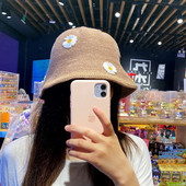 Ženski ribarski slamnati šešir s 3D elementom