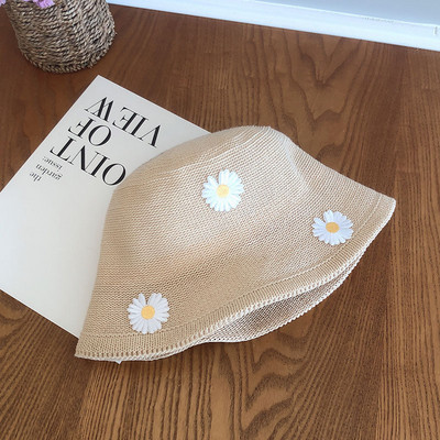 Ženski ribarski slamnati šešir s 3D elementom