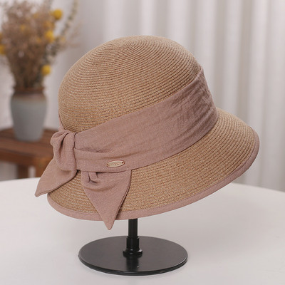 Palarie de dama cu panglica in patru culori