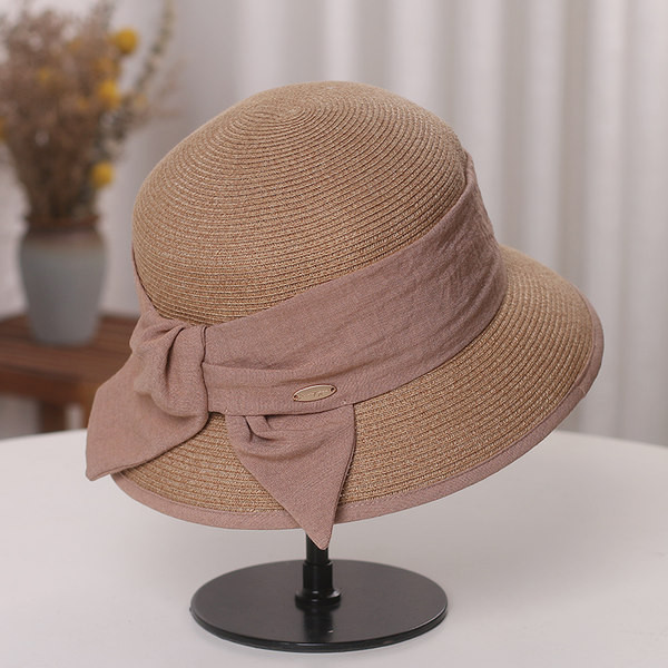 Palarie de dama cu panglica in patru culori