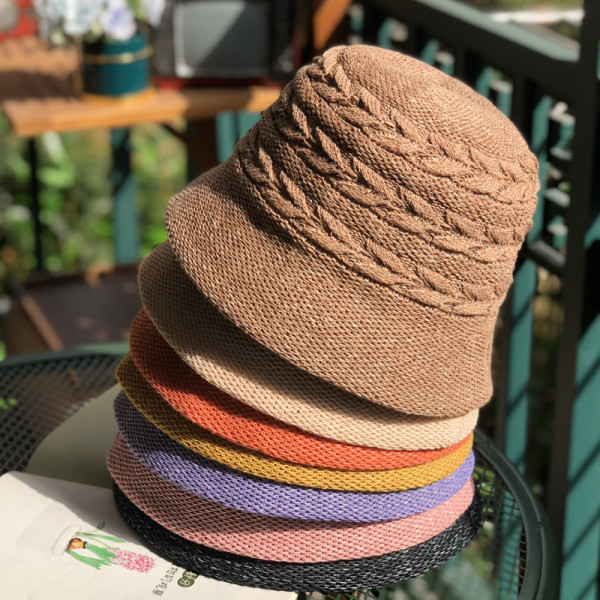 Pălărie de pescuit pentru femei în diferite culori