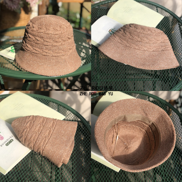 Pălărie de pescuit pentru femei în diferite culori