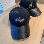 Pălărie strălucitoare de femei moderne cu pietre