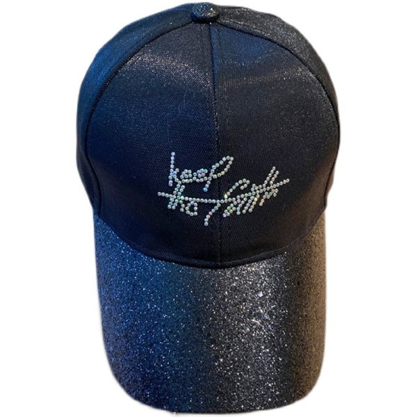 Pălărie strălucitoare de femei moderne cu pietre