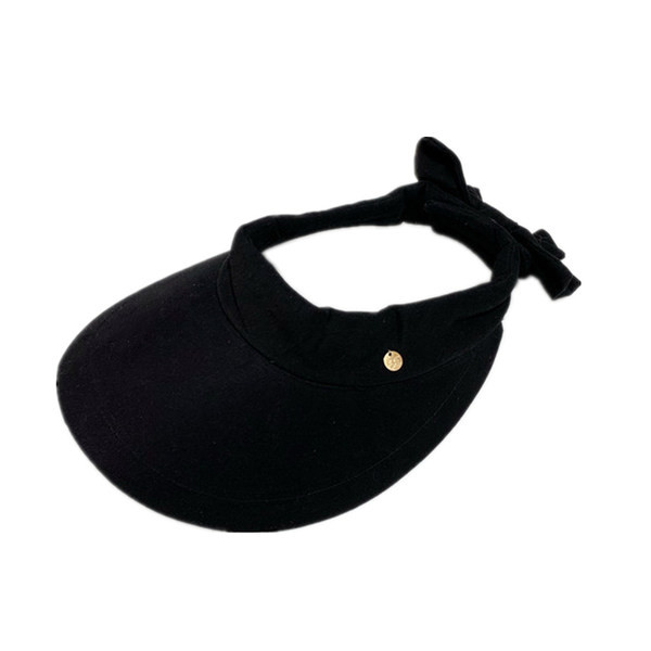 Palarie textila dama cu vizor si panglica