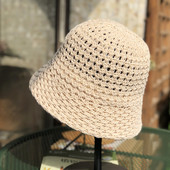 Palarie de dama tricotata potrivita pentru vara