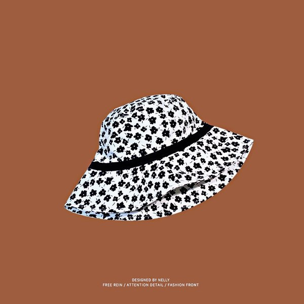 Palarie de dama cu motive florale