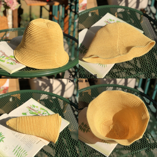 Pălărie de pescuit de zi cu zi pentru femei în diferite culori