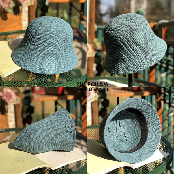 Palarie de dama tricotata - model simplu