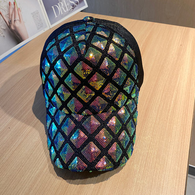 Palarie stralucitoare de dama cu paiete