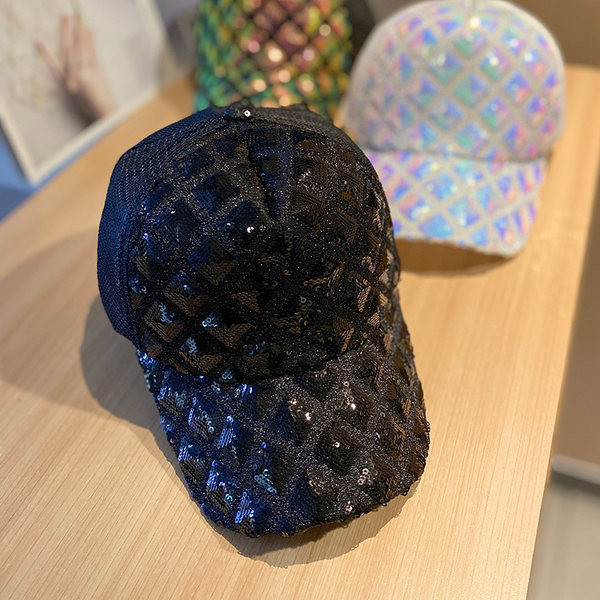 Palarie stralucitoare de dama cu paiete