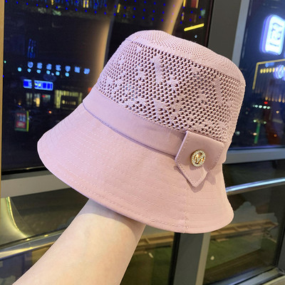 Palarie moderna de dama cu bor de pescuit