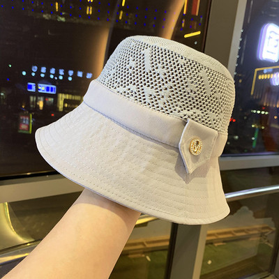 Palarie moderna de dama cu bor de pescuit