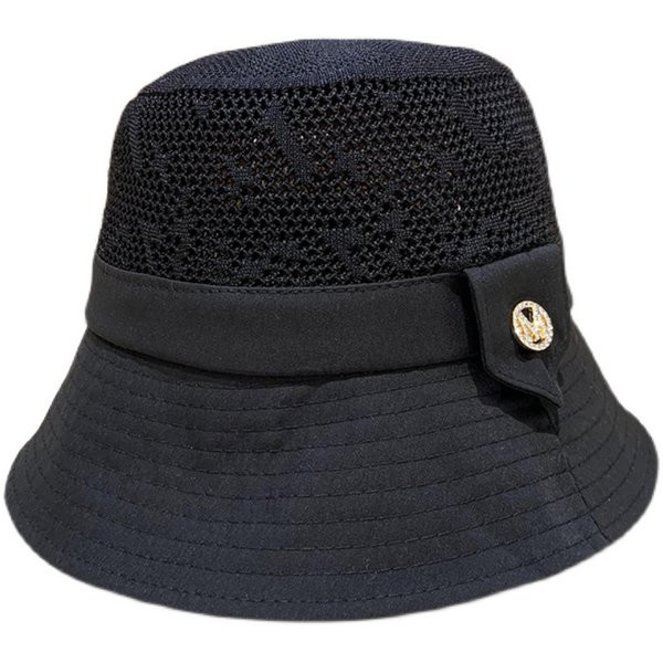 Palarie moderna de dama cu bor de pescuit