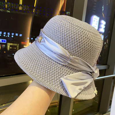 Palarie de dama model nou cu panglica tip idiot in mai multe culori