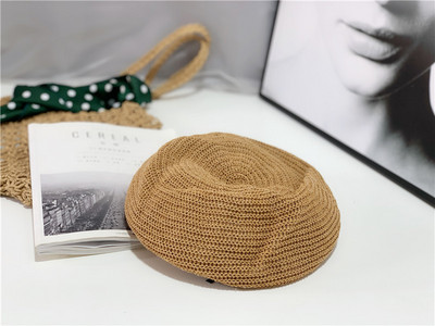 Γυναικείο πλεκτό καπέλο - μπερέ