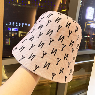 Pălărie de pescuit de damă modernă cu broderie