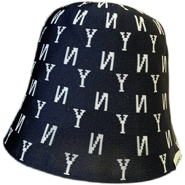 Pălărie de pescuit de damă modernă cu broderie