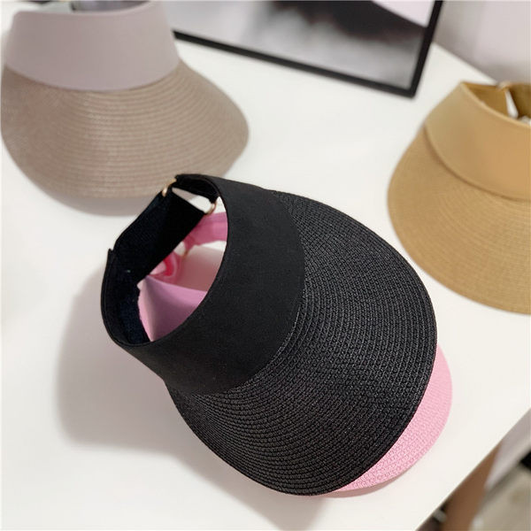 Pălărie de paie pentru femei - vizor