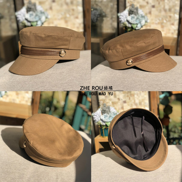 Palarie dama primavara-toamna cu element metalic