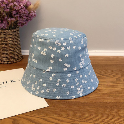 Palarie de dama cu flori - tip idiot