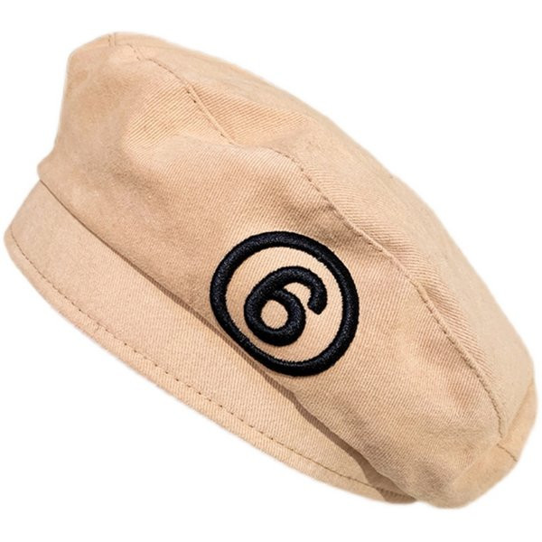 Moderna ženska kapa s vezom - tip beretke