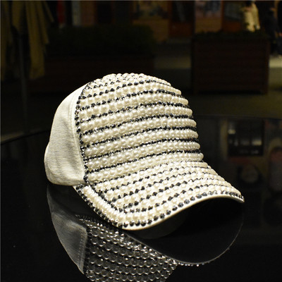 Palarie de dama cu perle si pietre - mai multe modele