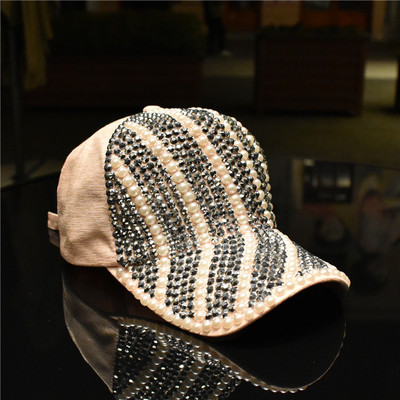 Palarie de dama cu perle si pietre - mai multe modele