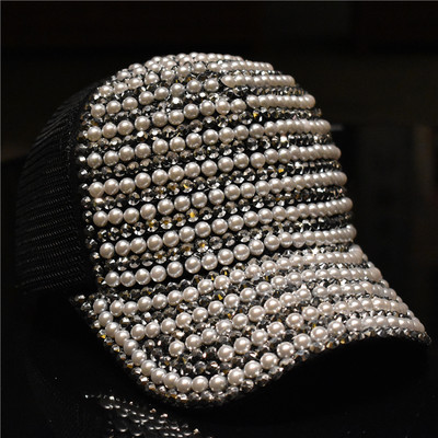 Palarie de dama cu perle si pietre - mai multe modele