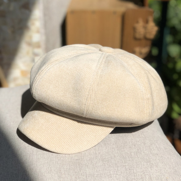 Palarie casual dama din catifea in mai multe culori