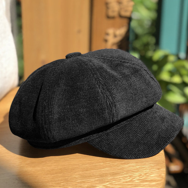 Palarie casual dama din catifea in mai multe culori