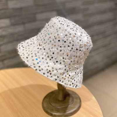 Palarie de pescuit de dama cu paiete