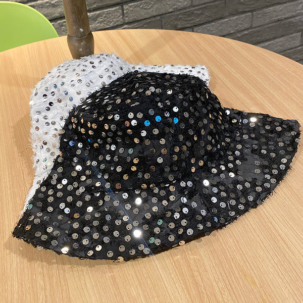 Palarie de pescuit de dama cu paiete