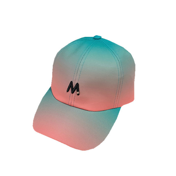 Palarie de dama cu vizor in culori irizate