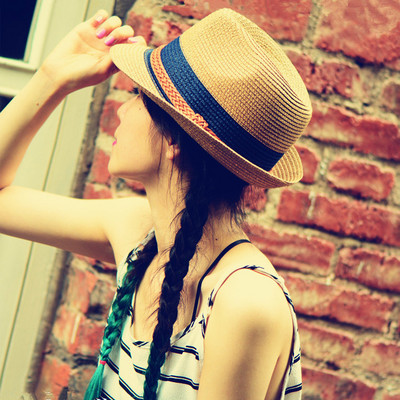 Pălărie de paie de plajă pentru femei