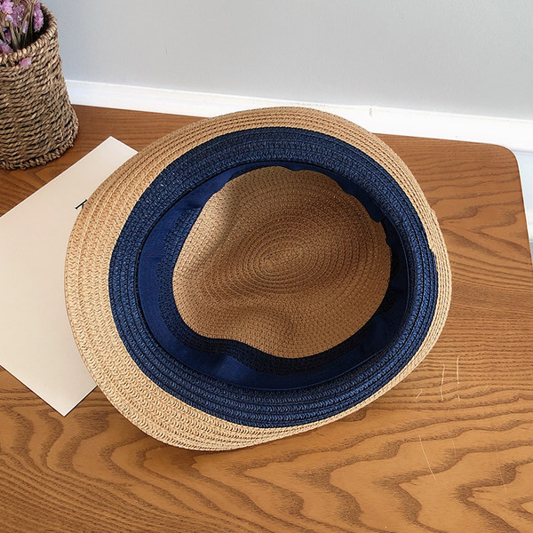 Pălărie de paie de plajă pentru femei