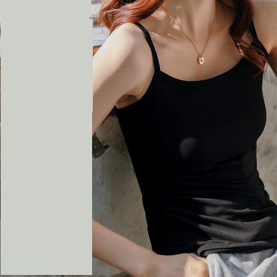 Maieu de dama cu bretele subtiri model simplu