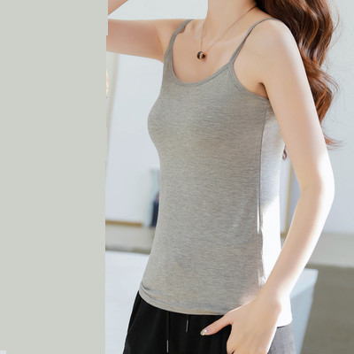 Maieu de dama cu bretele subtiri model simplu