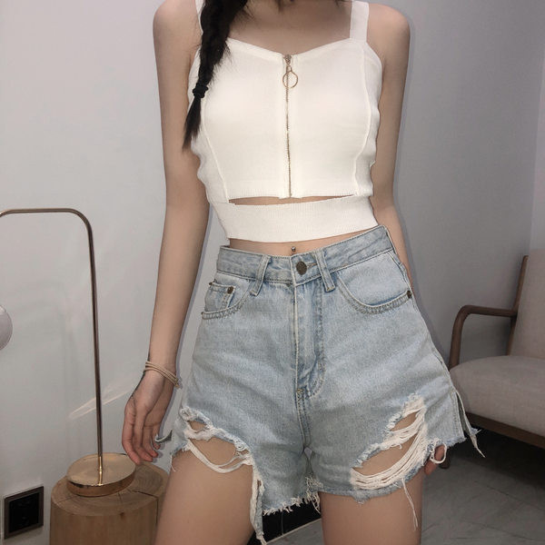 Maieu casual dama cu fermoar si bretele