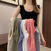 Maieu de zi cu zi pentru damă, cu bucle și decolteu oval