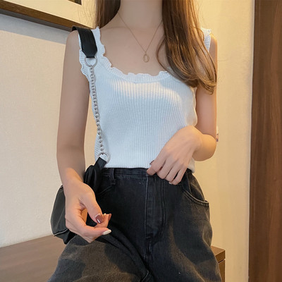 Maieu de zi cu zi pentru damă, cu bucle și decolteu oval