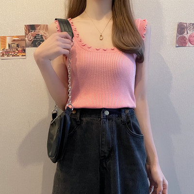 Maieu de zi cu zi pentru damă, cu bucle și decolteu oval