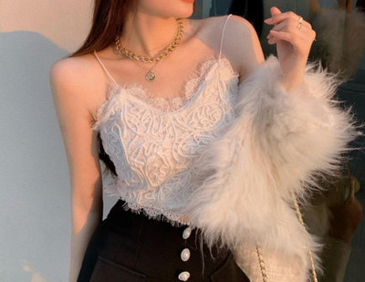 Maiou scurt dama model nou cu bretele in trei culori