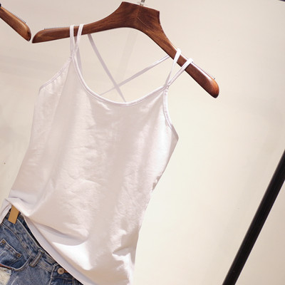 Maieu casual dama in trei culori cu bretele subtiri