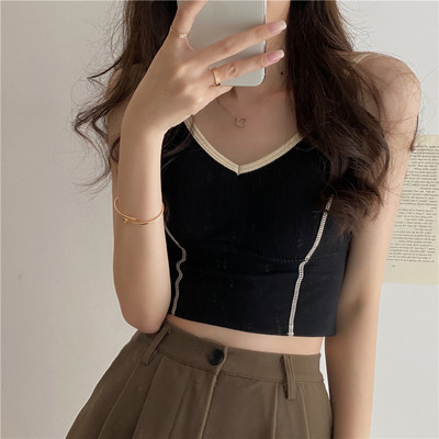 Bustieră scurtă de damă cu decolteu în V