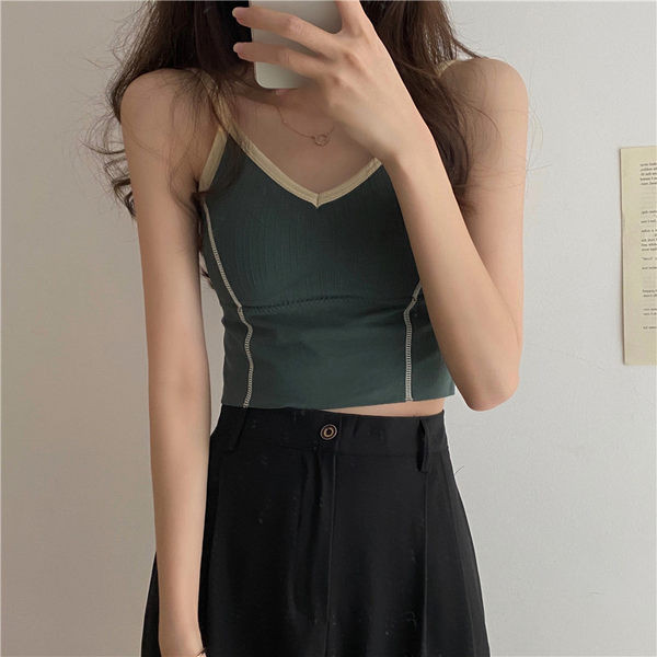 Bustieră scurtă de damă cu decolteu în V